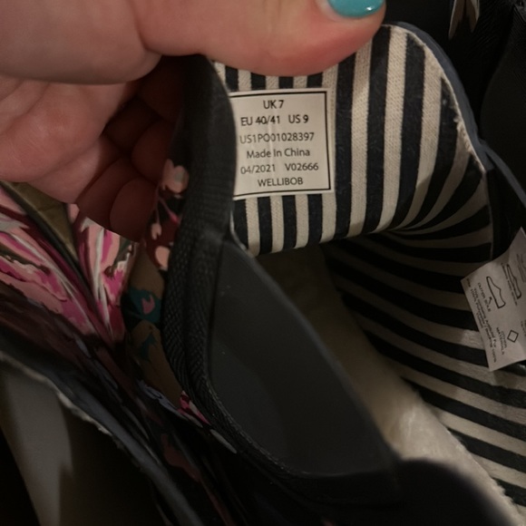 NWT JOULES floral rain boots various szs - Picture 9 of 9